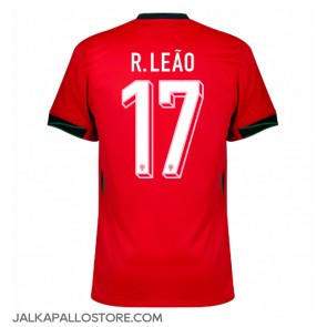 Portugali Rafael Leao #17 Kotipaita EM-Kisat 2024 Lyhythihainen
